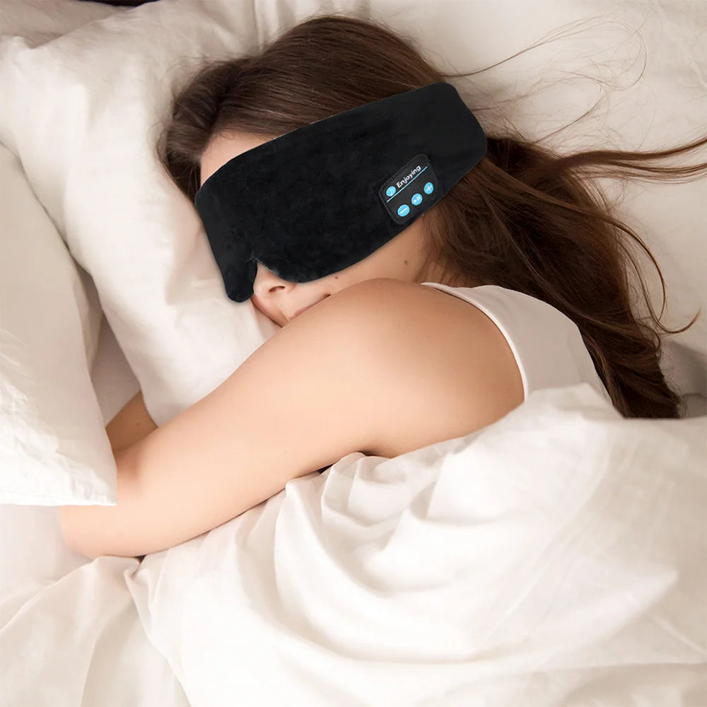 Sleeping Mask with Bluetooth Headphones