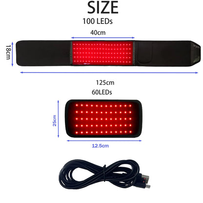 LED Red Light Therapy Belt for Pain Relief