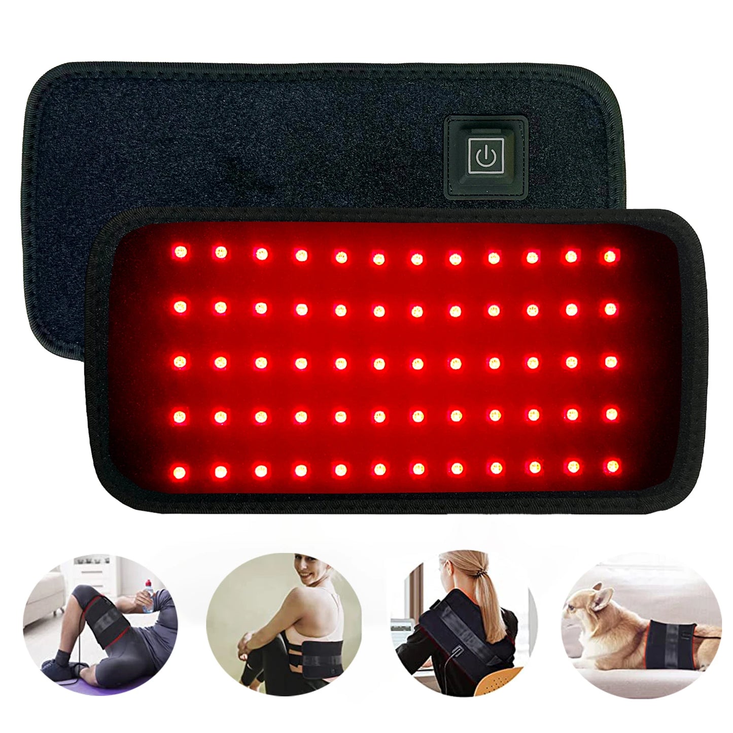 LED Red Light Therapy Belt for Pain Relief